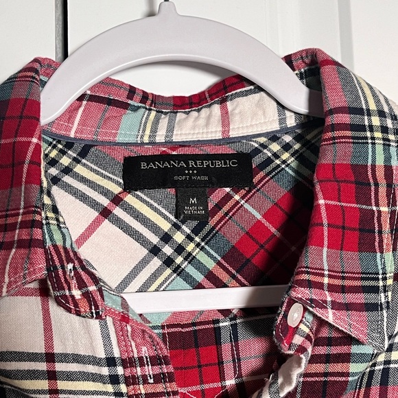 Banana Republic Plaid Button Down Shirt - Picture 4 of 5
